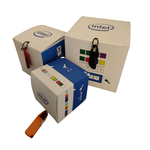 Intel custom challenge box image